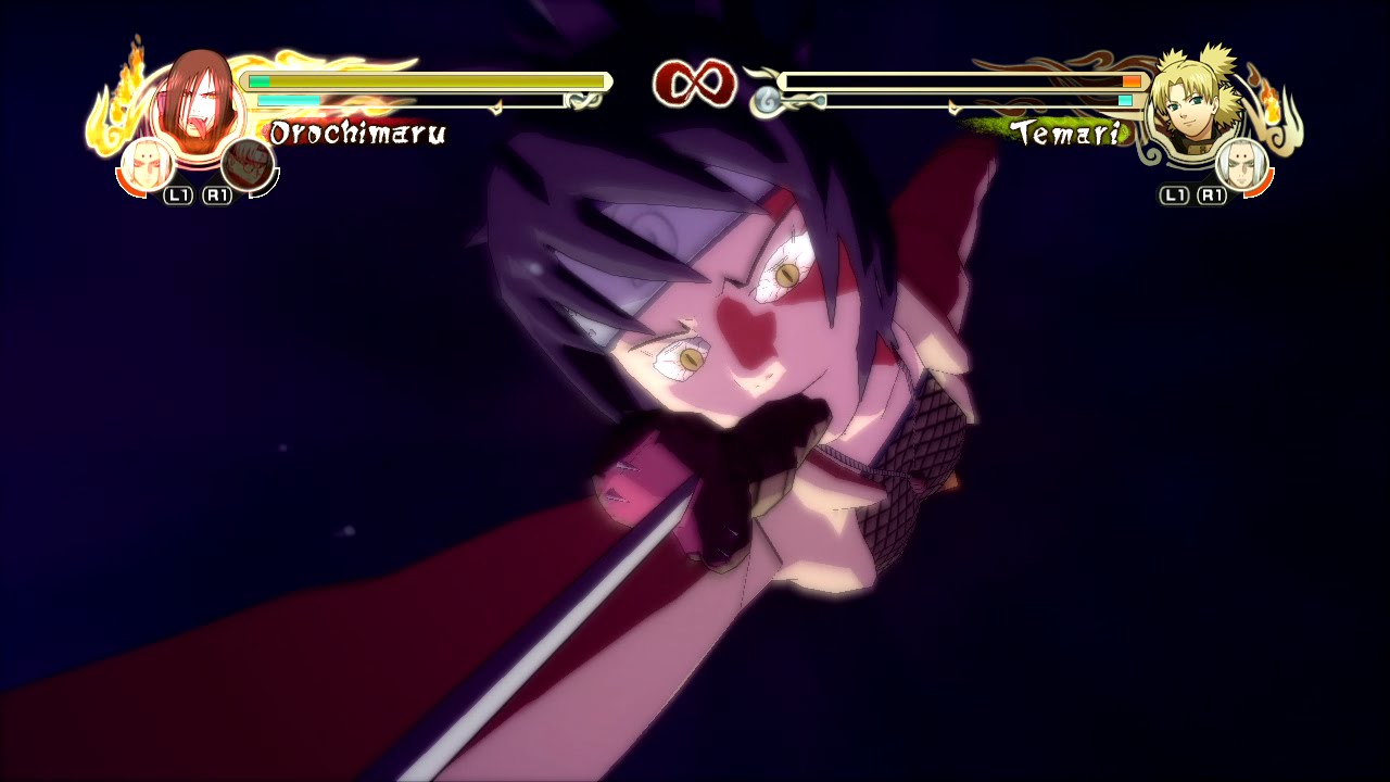 Naruto Ultimate Ninja Storm MOD - Anko Orochimaru Character Swap Gameplay