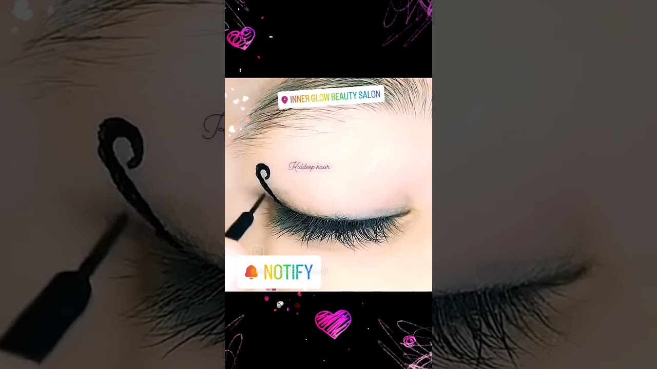 #eyelinertutorial#kuldeepkaur #innerglowbeautysalon