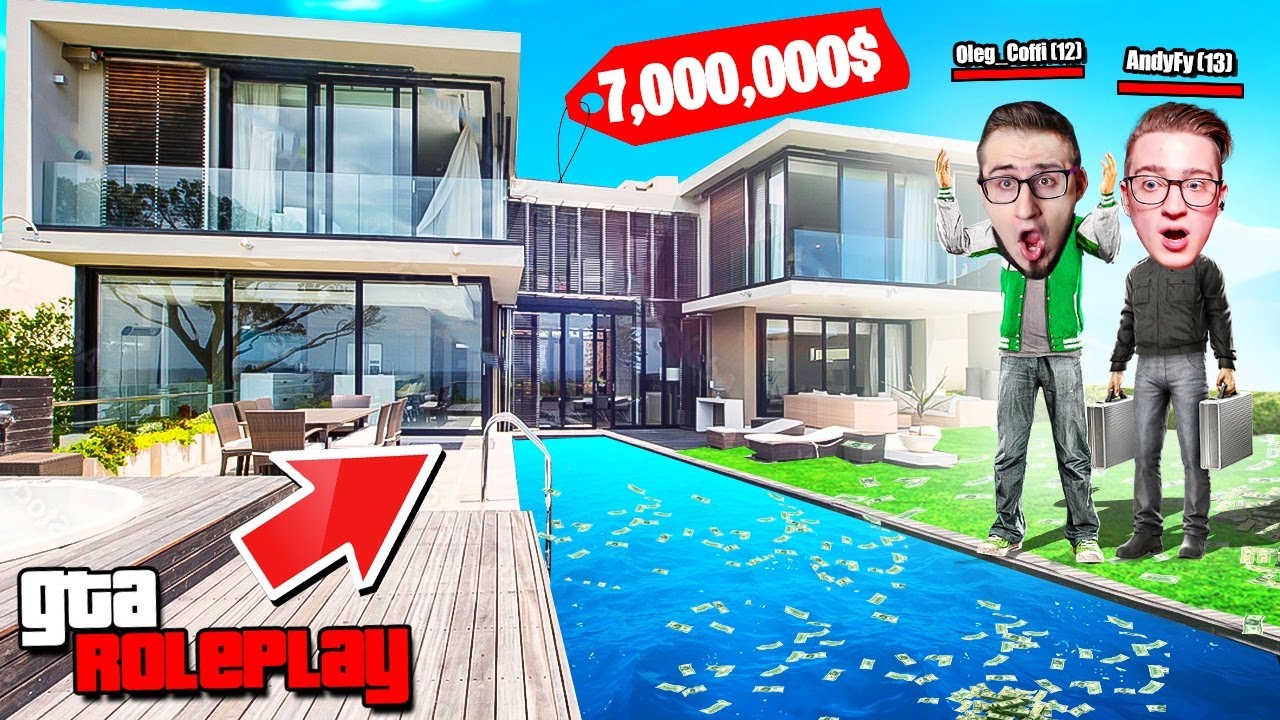 КУПИЛ ВИЛЛУ СВОЕЙ МЕЧТЫ ЗА 7.000.000$! МОЙ НОВЫЙ ДОМ И ПЕРЕЕЗД! (GTA 5 RP)