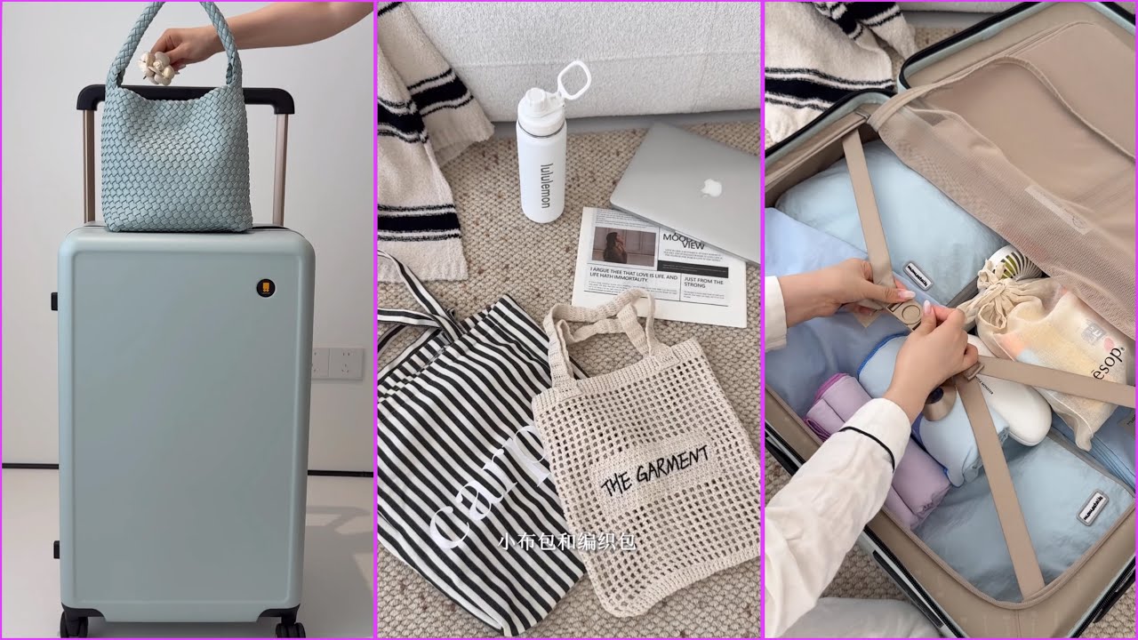 Immersive Summer Travel Vlog 🎒 | Stress-Relieving Packing & Luggage Storage Tips🌿