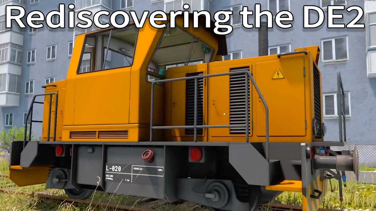 Rearranging the locomotives after the derailment, rediscovering a DE2 along the way.