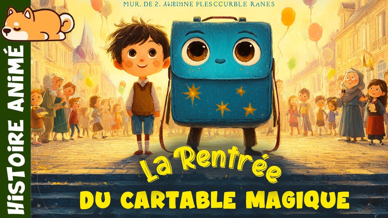 La Trouille du Cartable 🎒Histoire pour s'endormir, Conte pour enfant en français, Rentrée scolaire