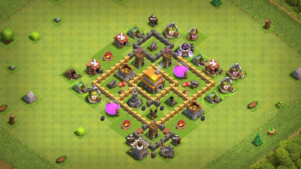 NEW BEST TH5 HYBRID/TROPHY[defense] Base 2020!! Town Hall 5 Hybrid Base Design - Clash of Clans