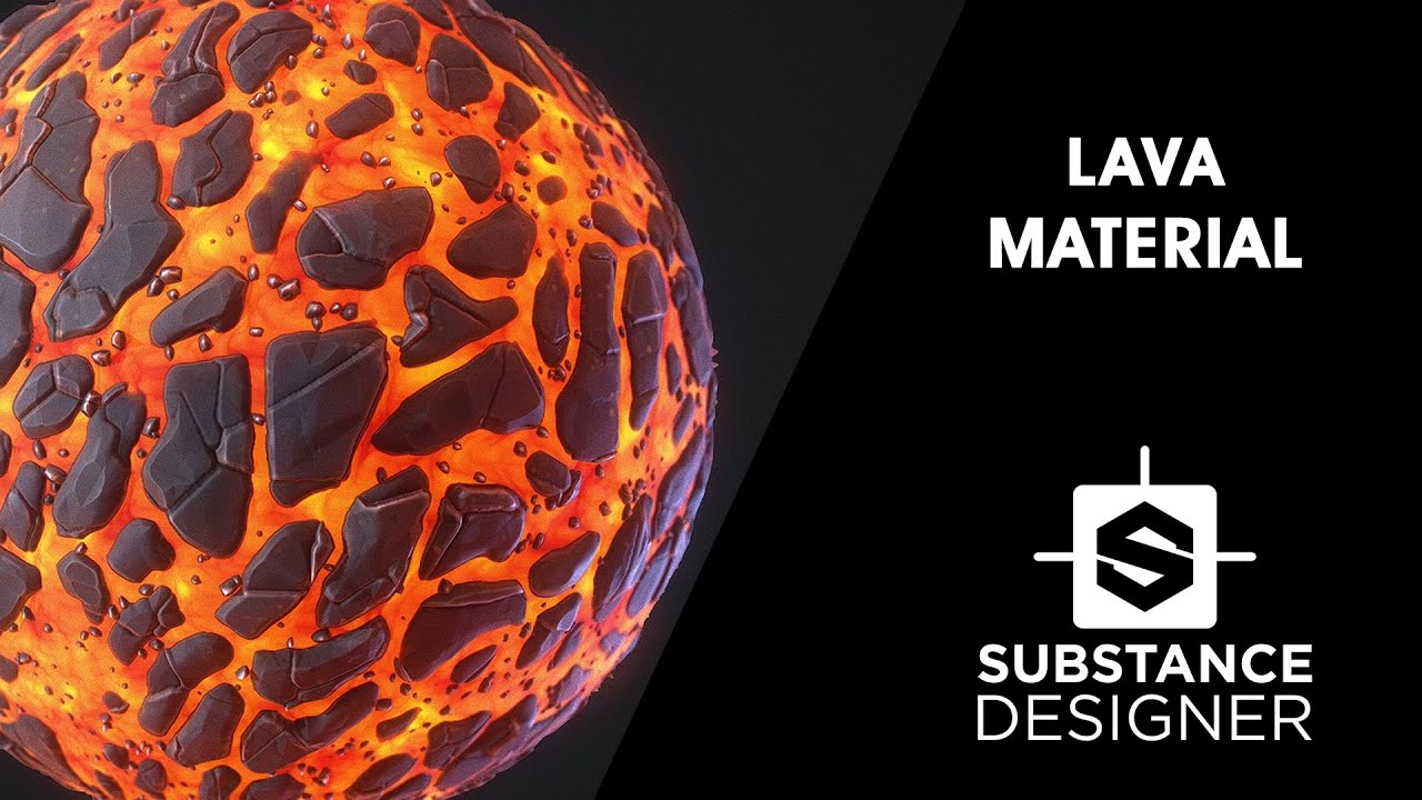 Substance Designer -  Lava Material