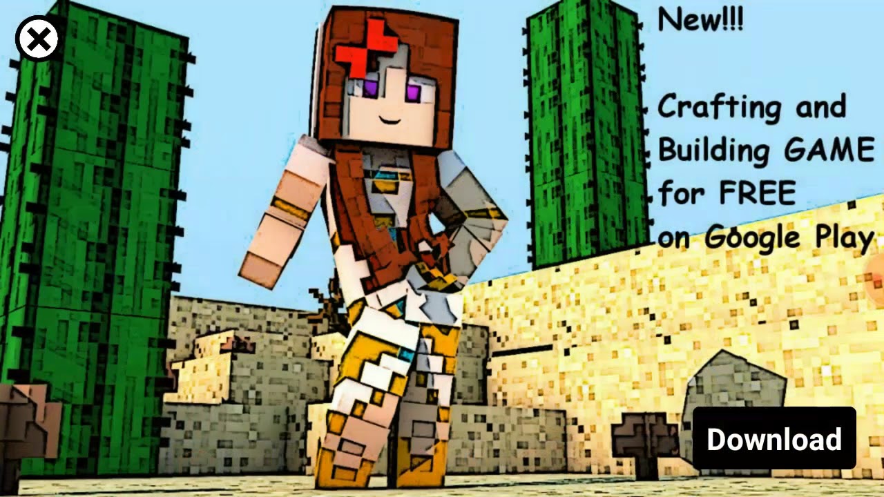 Jogando minecraft só das girl