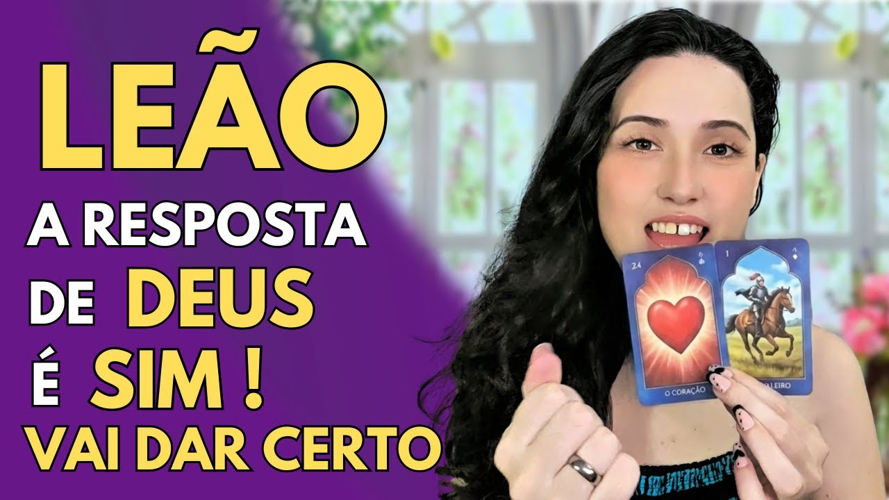 ♌️LE&Atilde;O🌞ALGU&Eacute;M VEM CORRENDO PRA TE DAR UMA EXCELENTE NOT&Iacute;CIA🍀