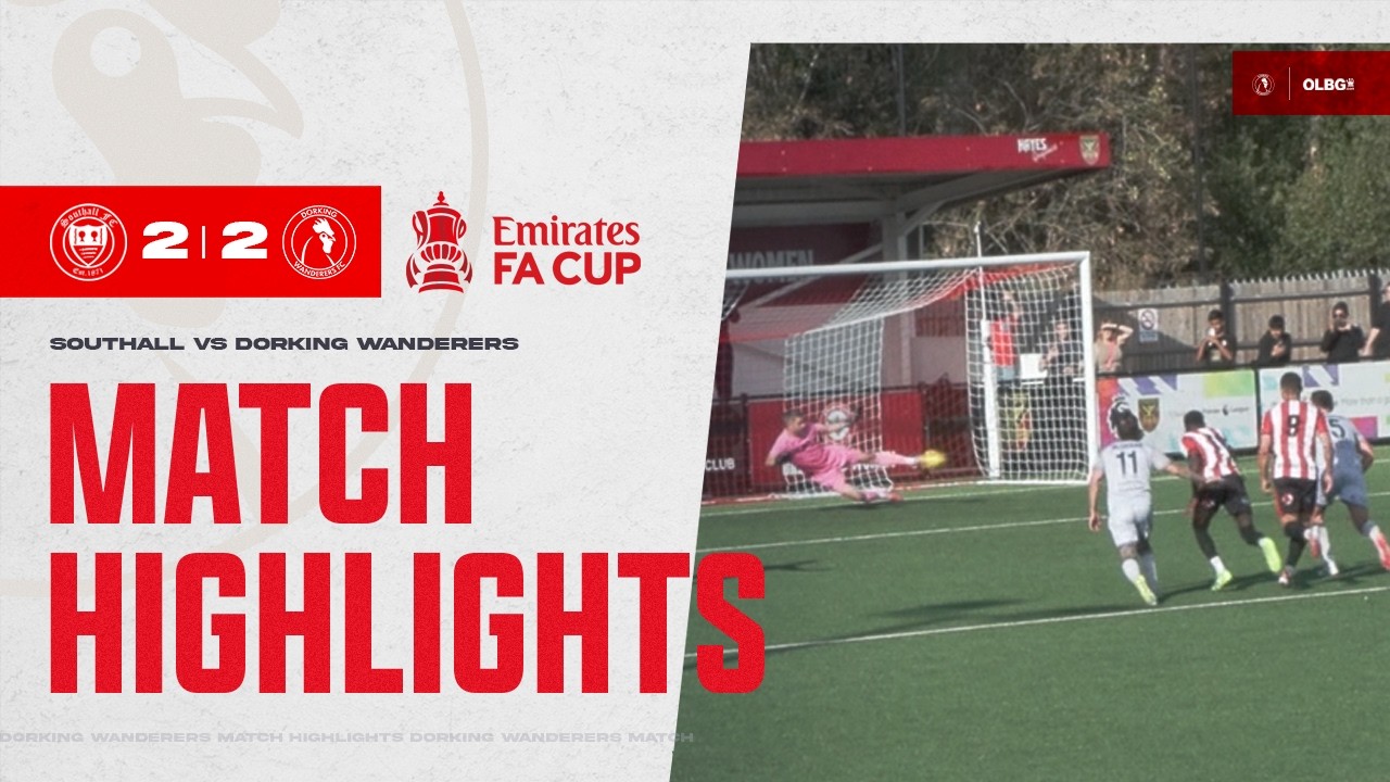 MATCH HIGHLIGHTS | Southall 2-2 Dorking Wanderers | Emirates FA Cup