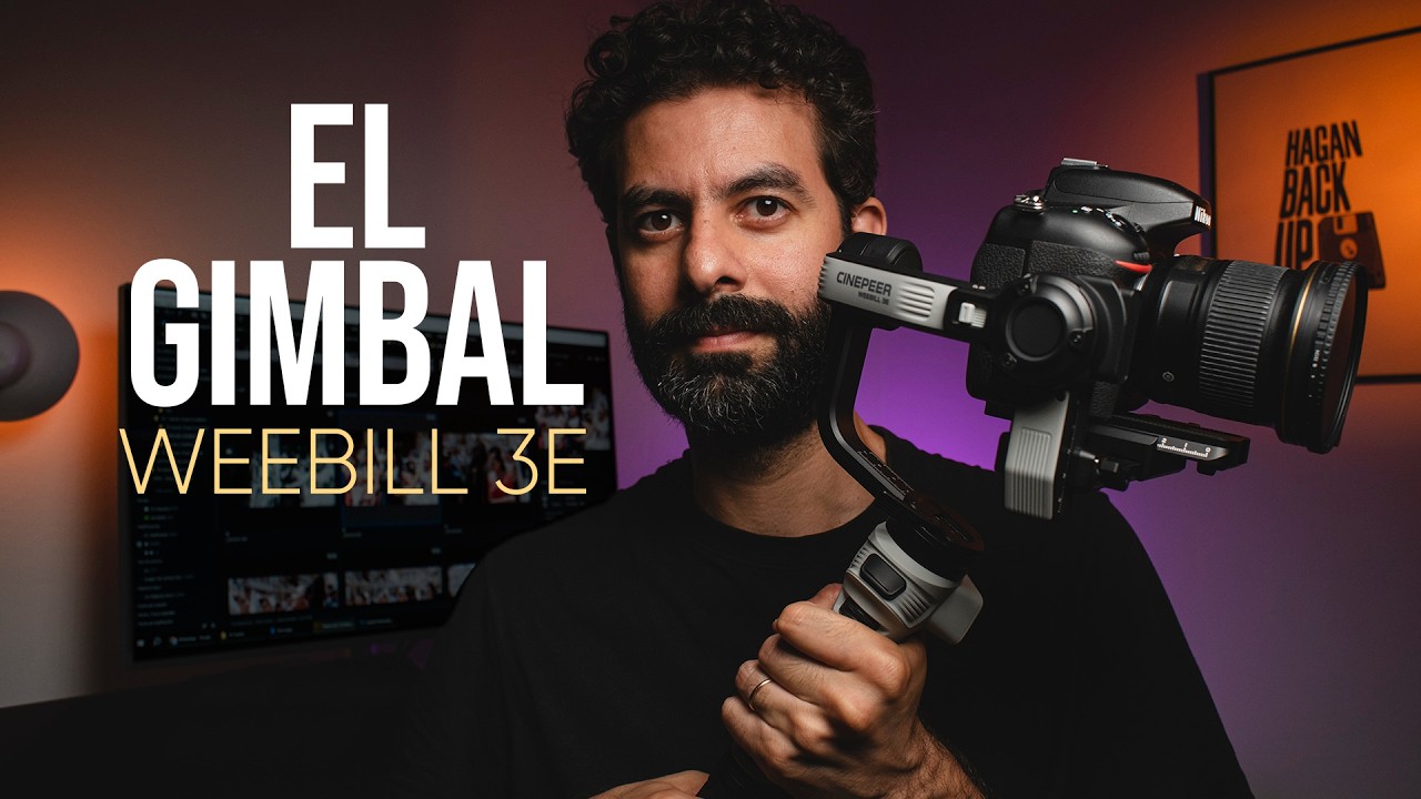 GIMBAL LIGERO, ESTABLE Y BARATO 📷 WEEBILL 3E de CINEPEER | ESTABILIZADOR PARA CAMARA 2024