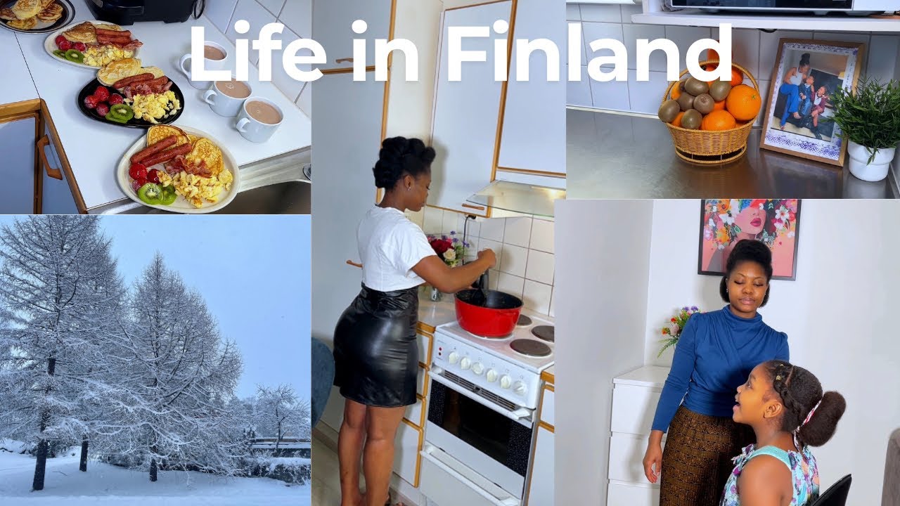 Winter days in Finland\daily living in Finland 