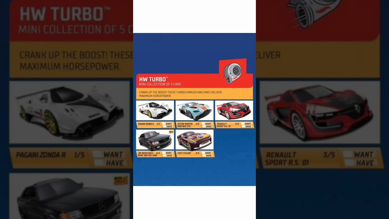Hot Wheels HW TURBO 2023 #diecast #hotwheels #collection