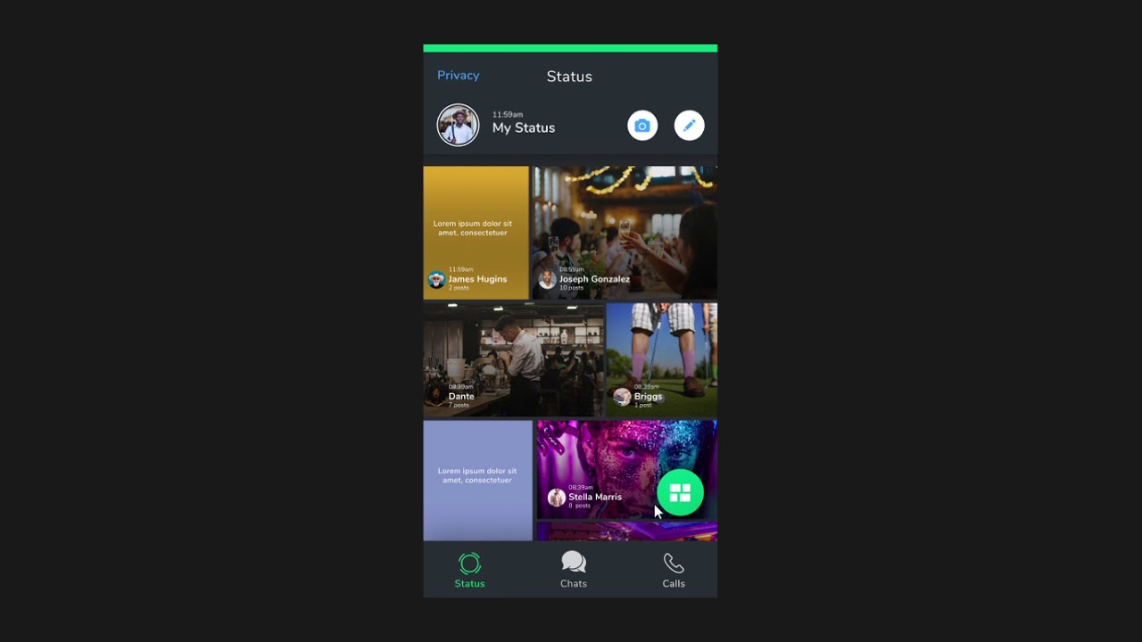 Uplabs Challenge : Whatsapp Redesign