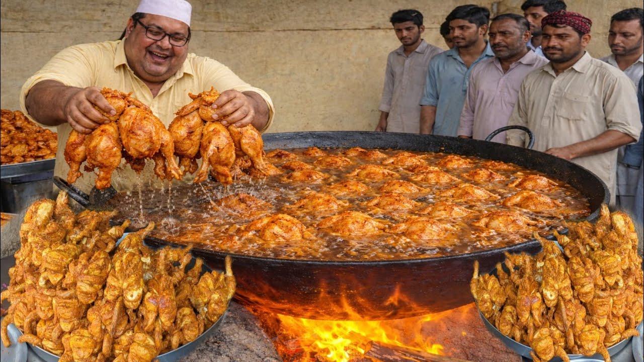 MASSIVE PESHAWARI STREET FOOD CHICKEN PAKORA RECIPE | 400KG FISH & CHICKEN PAKORA SOLD DAILY 