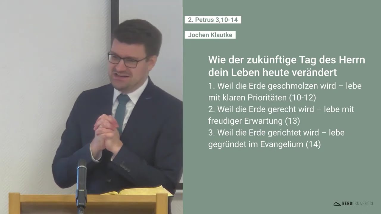 2. Petrus 3,10-14 | Wie der zukünftige Tag des Herrn dein Leben heute verändert