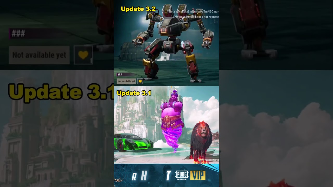 PUBG MOBILE MECHA FUSION UPDATE 3.2 IS HERE  #pubgmobile