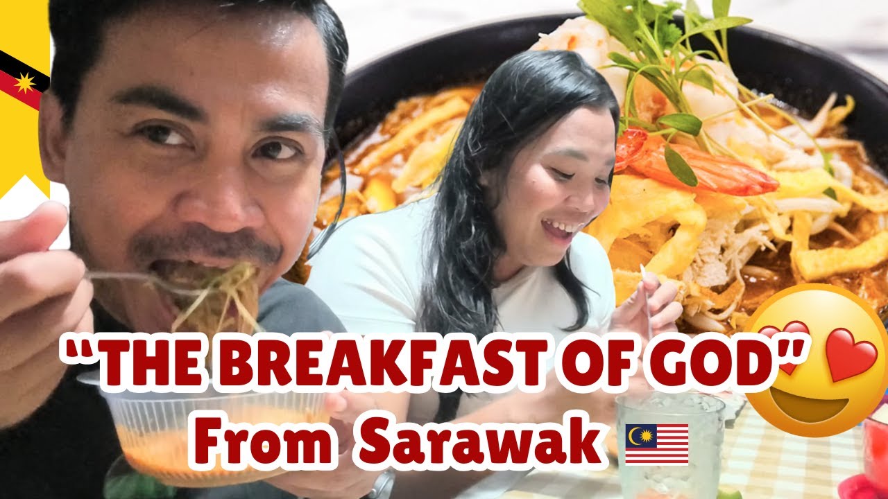 ALLAHU AKBAR !! KAMI LUPA DIRI SAAT MAKAN LAKSA SARAWAK 😍