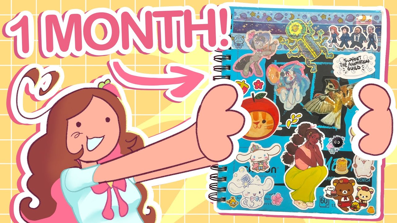 1 Month Sketchbook Tour! ☆ Original Characters, Fan Art, and Art Studies! June  - August 2025