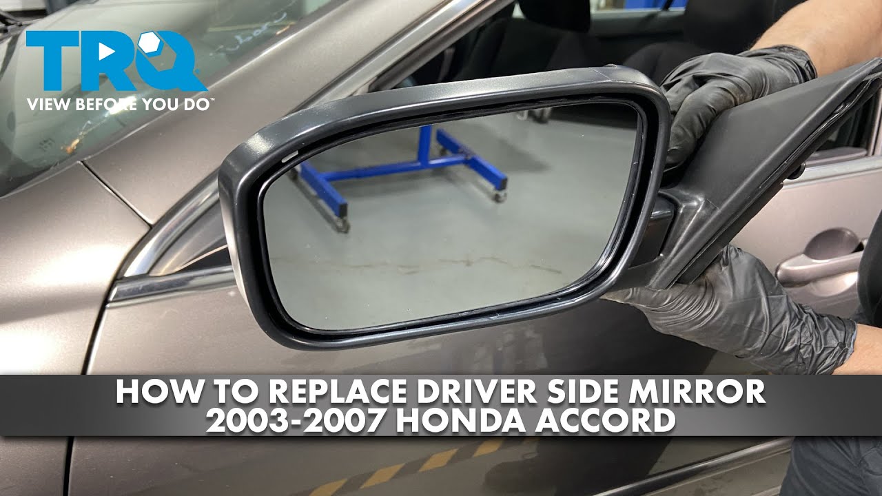 Как заменить левое боковое зеркало на Honda Accord 2003-2007