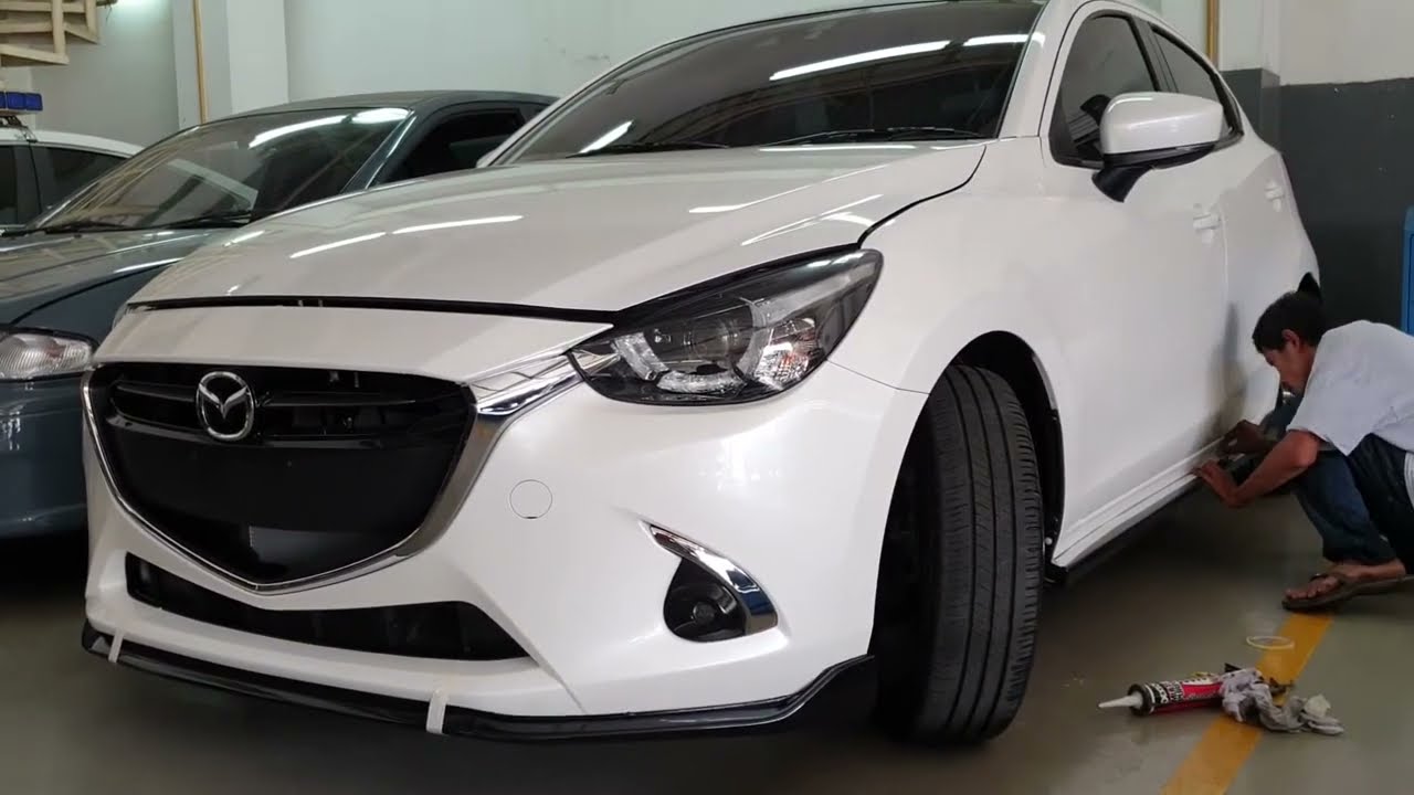 cara pasang bodykit mazda speed / limited edition mazda 2 skyactiv by base custom