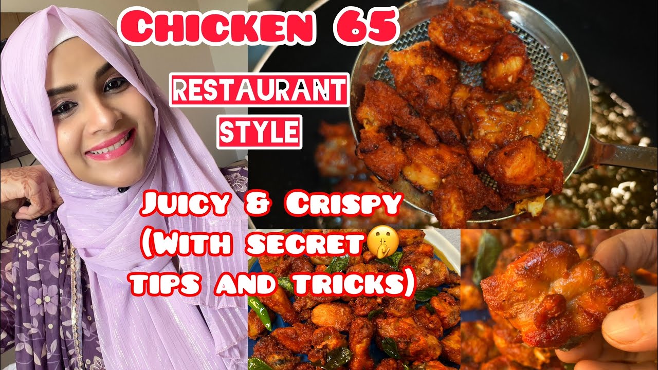 Chicken 65 for Biryani (With Secret🤫Tips&Tricks) Juicy&Crispy Restaurant Style Chicken 65 in Tamil