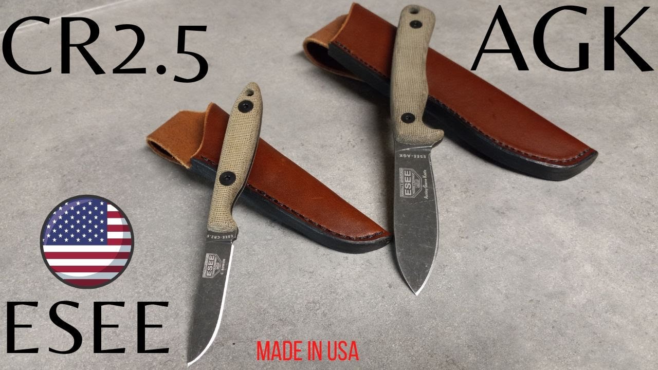 ESEE CR2.5 & Ashley Game Knife
