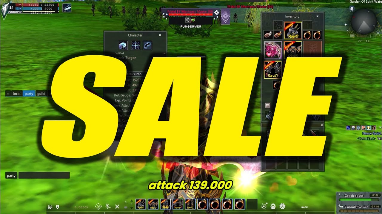 Gak perlu leveling lagi dengan akun ini - RF FUN SERVER REBORN 2026