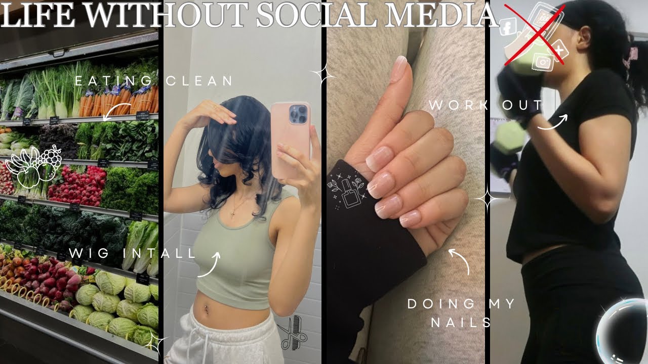 life without social media | maintenance, working out, cooking, reading