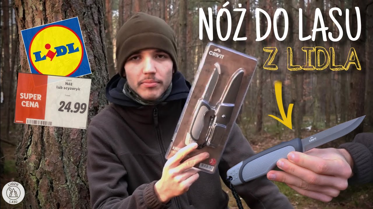 Nóż do lasu z Lidla za 25 zł? Czy to ma sens? Test i recenzja