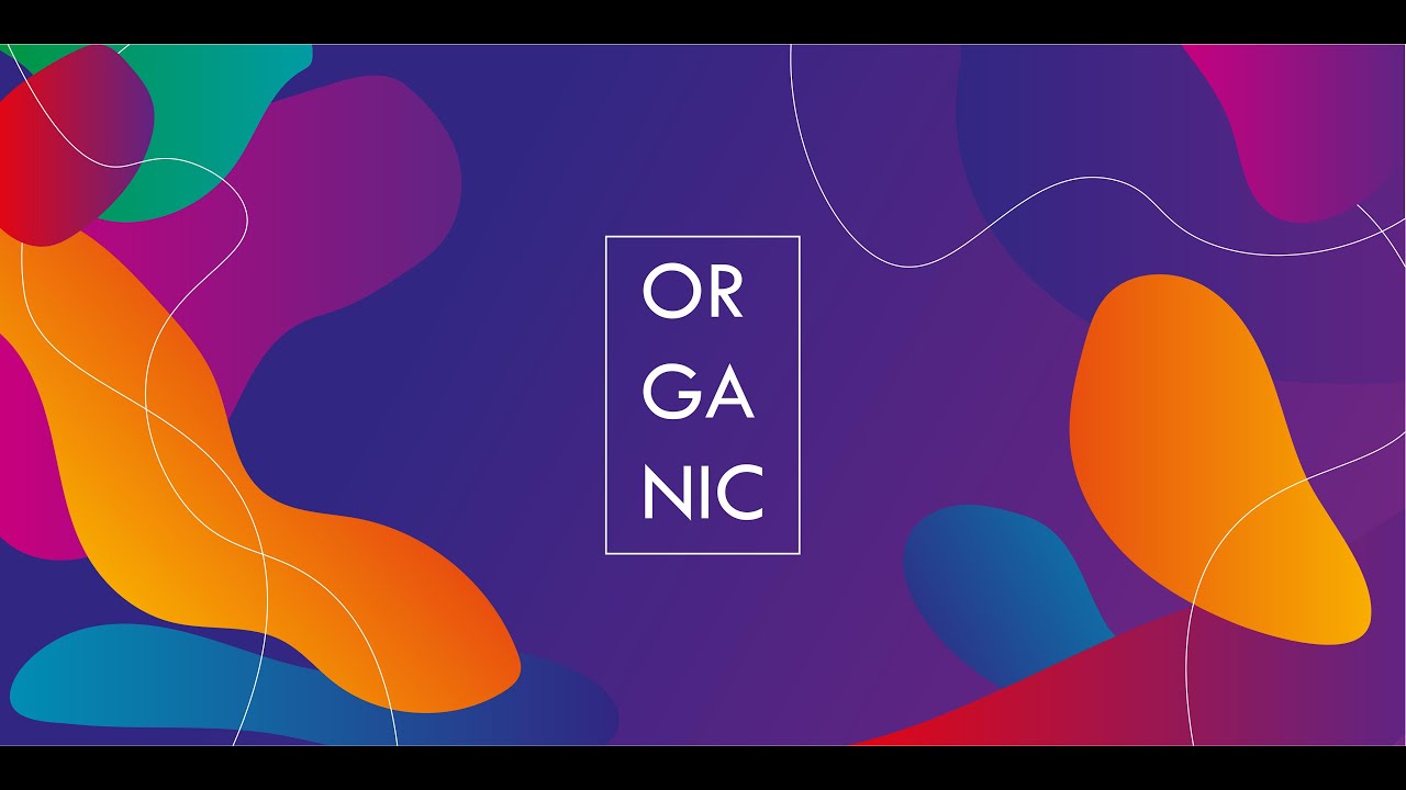 Illustrator Tutorial |  Como hacer un Banner de formas orgánicas Abstractas