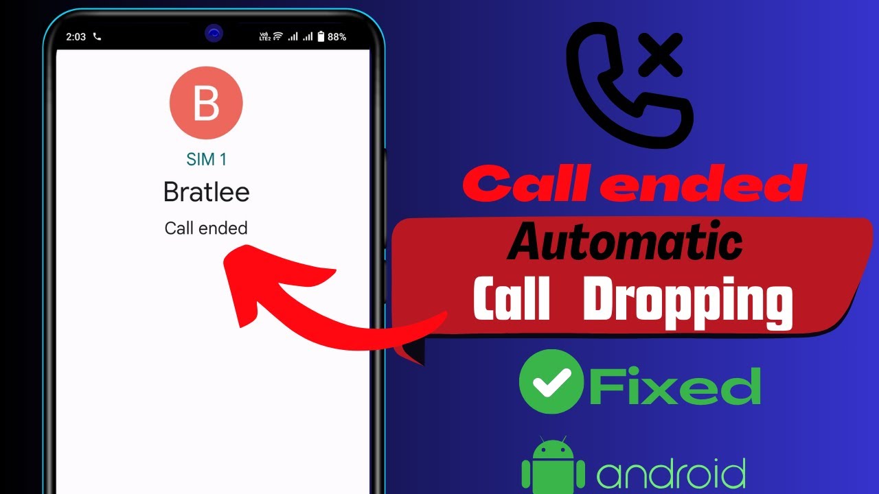 How To Fix Call ended Problem on Android | Call getting disconnected Automatically