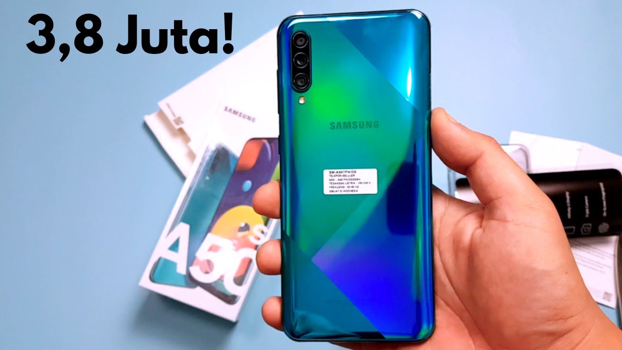 UNBOXING Samsung Galaxy A50s - Ada NFC, Super Steady, & Fingerprint di Layar!