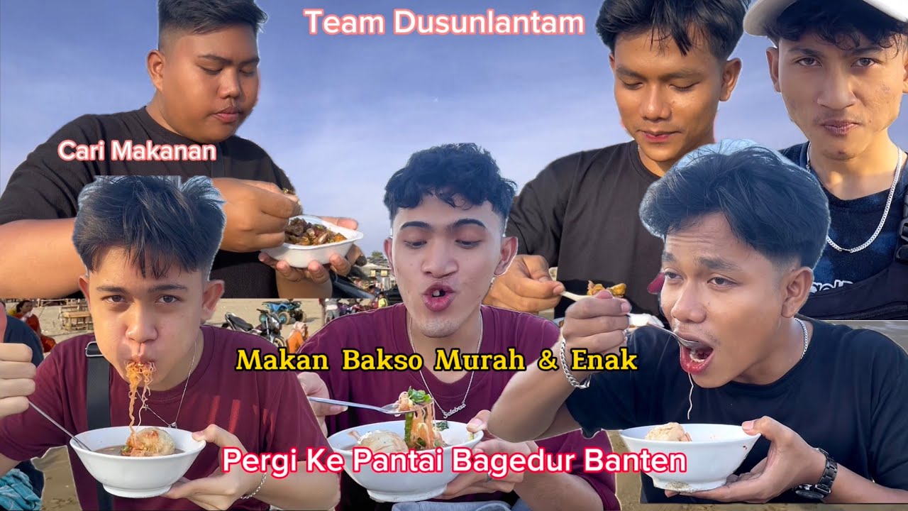 Team Dusunlantam Pergi Ke Pantai Bagedur Banten😋#dusunlantam #trending #viral #comedy #lucu #makan