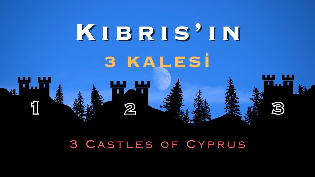 KIBRIS'ın Üç Kalesi | Three Castles of CYPRUS - DRONE 4K Cinematic