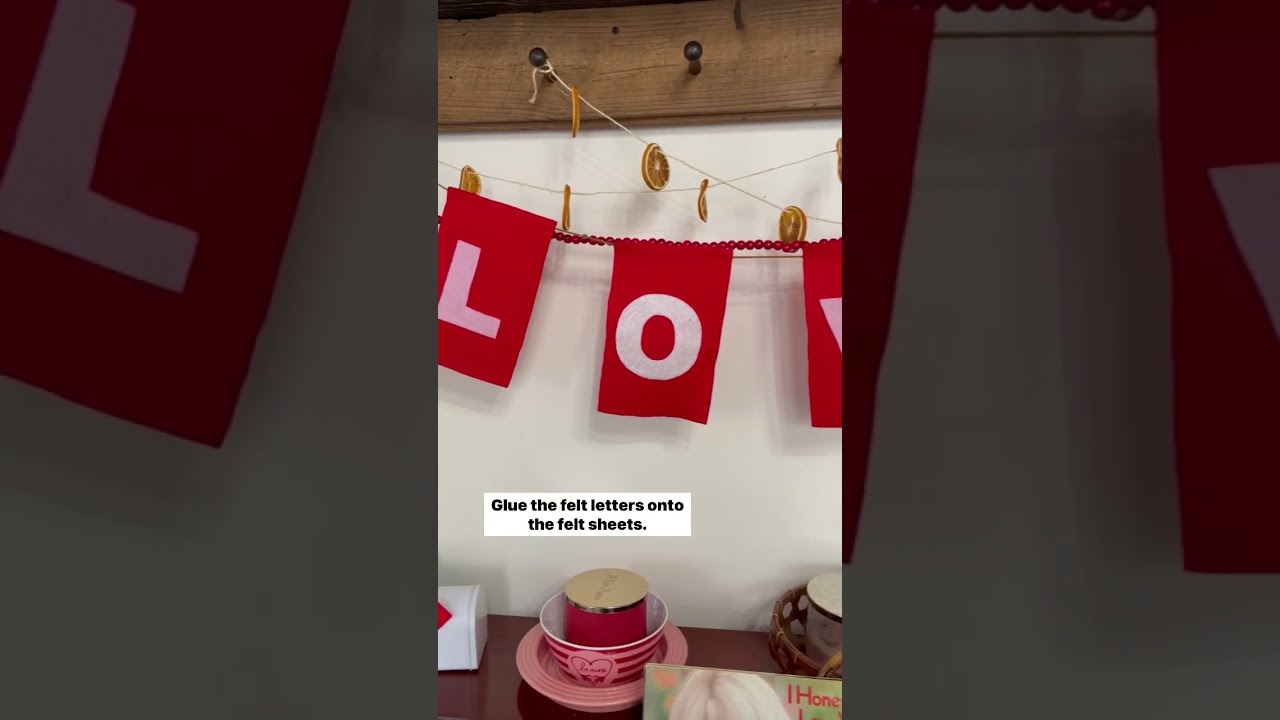 How to make an easy LOVE banner