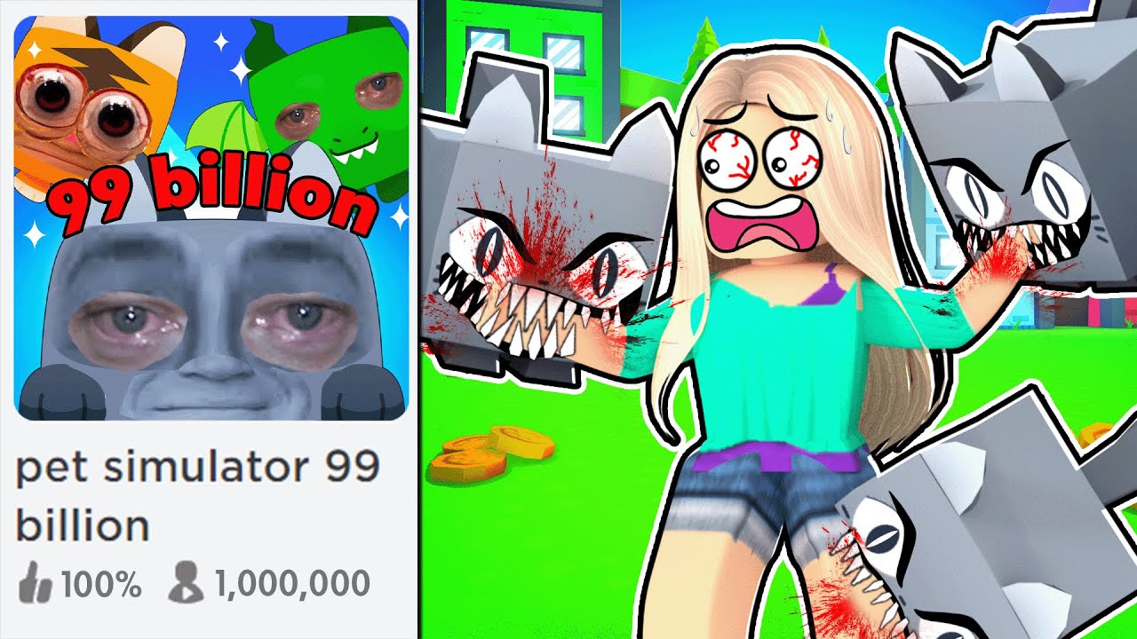 I Made FAKE Pet Simulator 99... It was DISTURBING (roblox pet simulator 99)