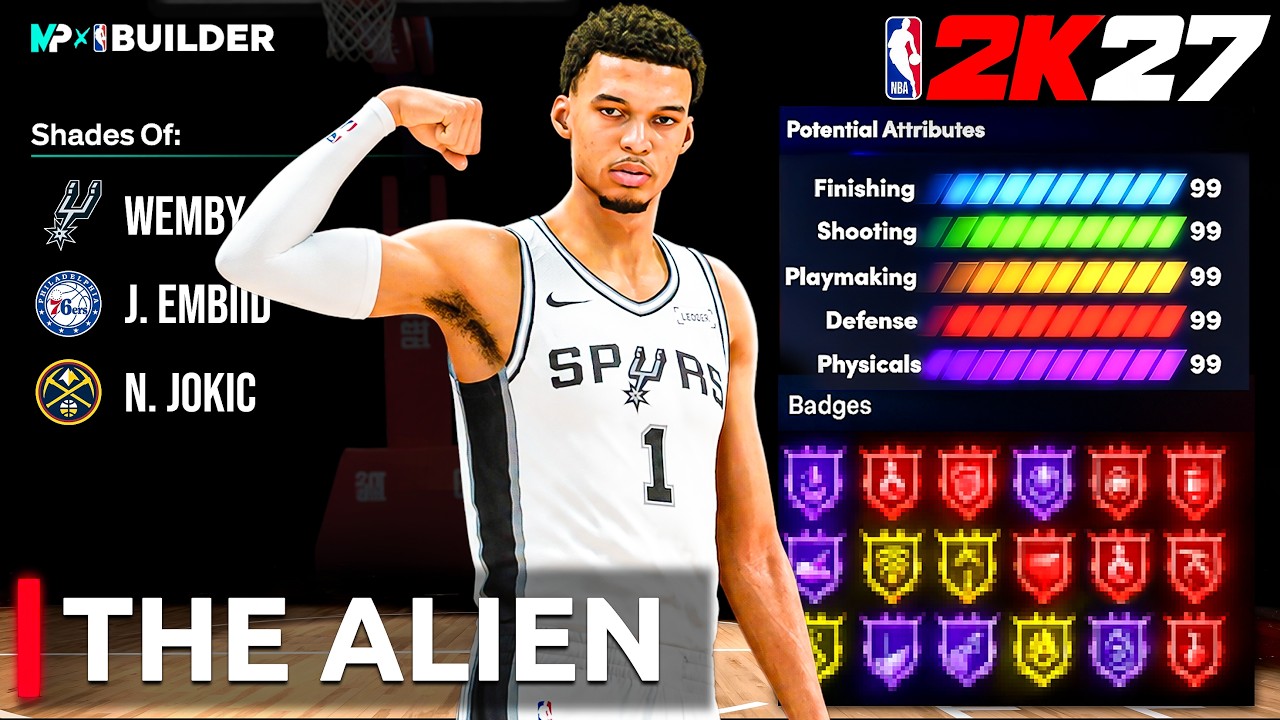 ЛУЧШИЙ БИЛД ЦЕНТРОВОГО В NBA 2K27 &mdash; ЛУЧШИЙ ЦЕНТРОВОЙ УМЕЕТ ВСЁ! ЛУЧШИЙ БИЛД 2K27!