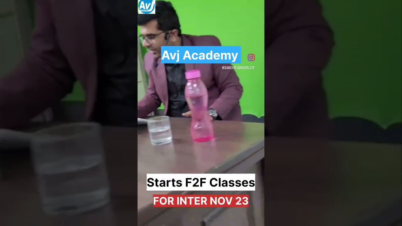 Fresh CA Inter Batch for Nov 23 starts at AVJ Academy #cainter #caclasses