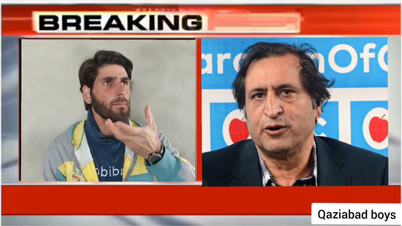 Special debate with Mr. Sajad gani lone !! Funny video 