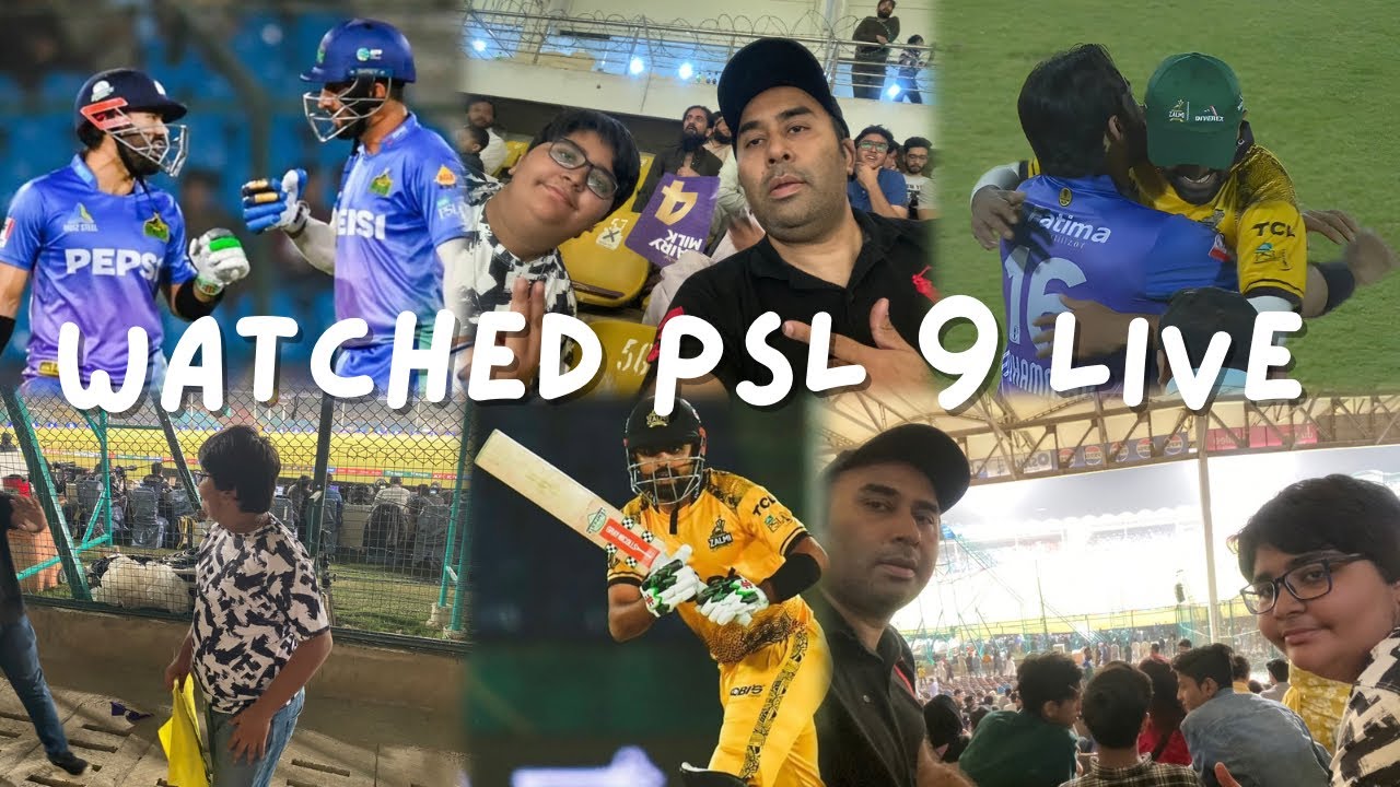 PSL9 Live in Stadium | Multan Sultans Triumph Over Peshawar Zalmi!