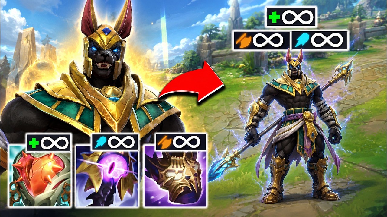 Я придумал билд на Nasus, в котором бесконечно растут все показатели (STACK LORD NASUS)