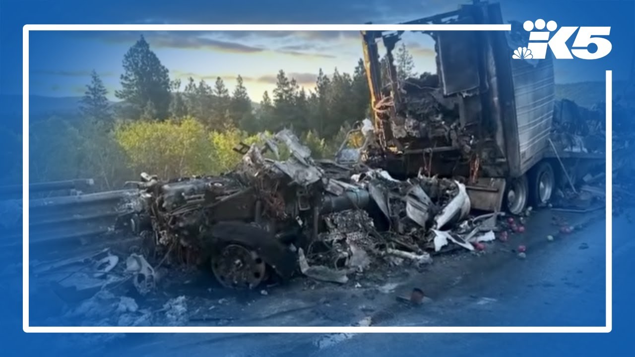 Yakima truck driver loses livelihood in fiery I-90 crash