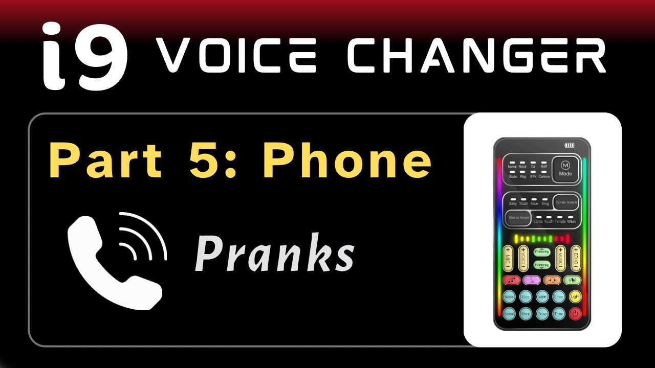 i9 Voice Changer ЧАСТЬ 5: Демонстрация на телефоне — реверберация, высота тона, звуковые эффекты....