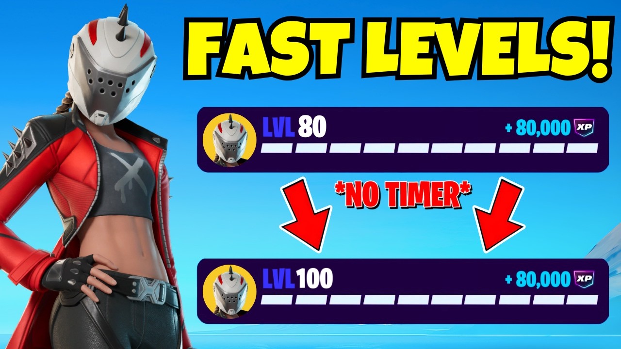 *NO TIMER* FORTNITE XP MAP To LEVEL UP FAST in FORTNITE CHAPTER 7 SEASON 4! (470,000!)