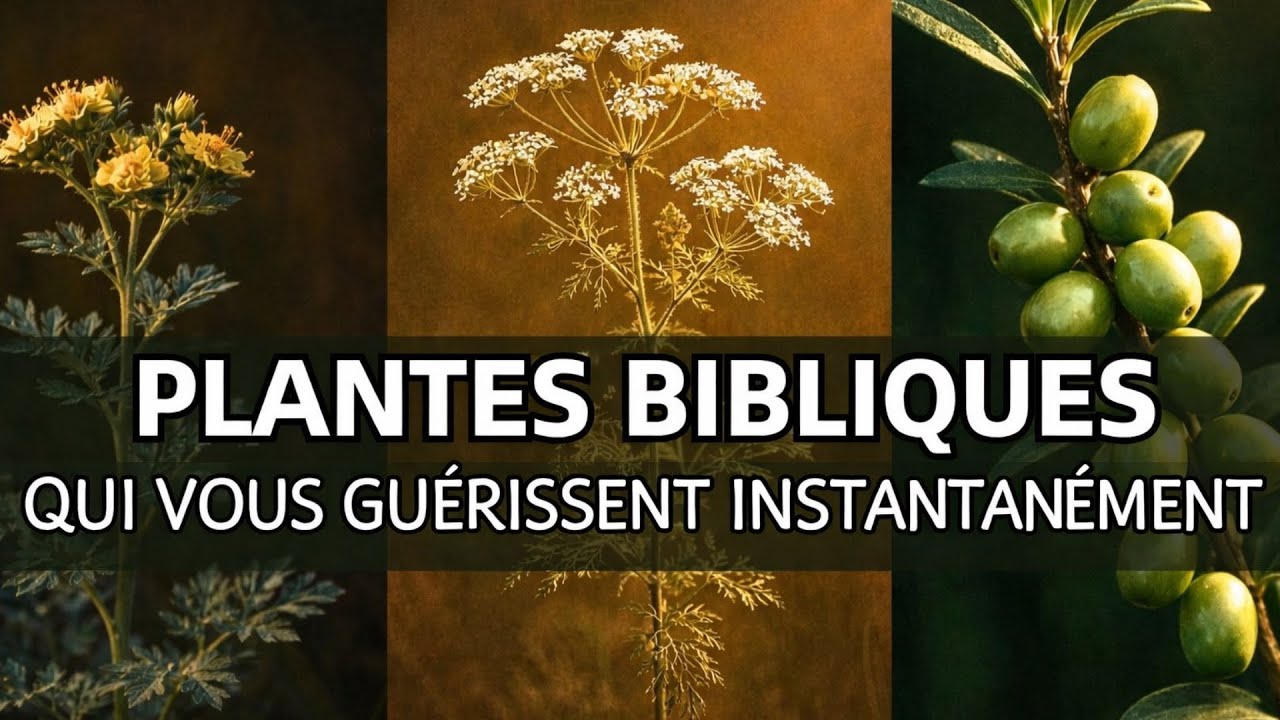 8 plantes bibliques PUISSANTES qui vous guériront instantanément