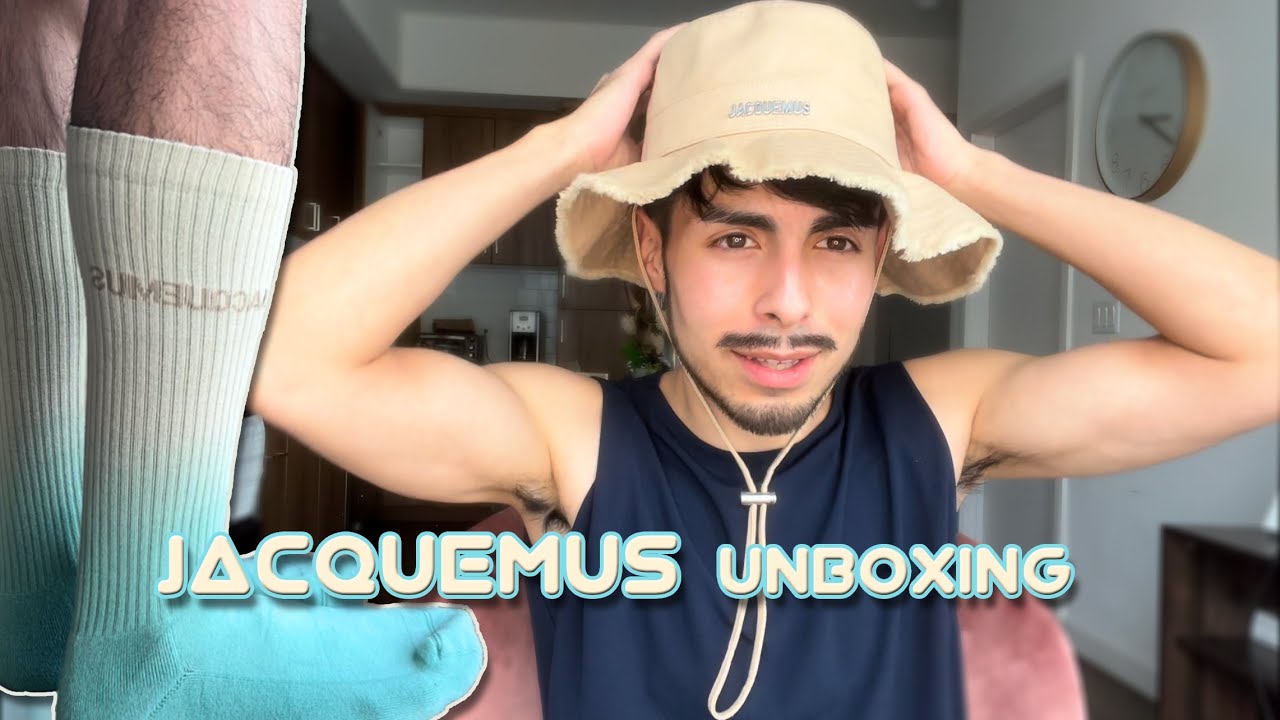 JACQUEMUS LE BOB ARTICHAUT BUCKET HAT + SOCKS UNBOXING