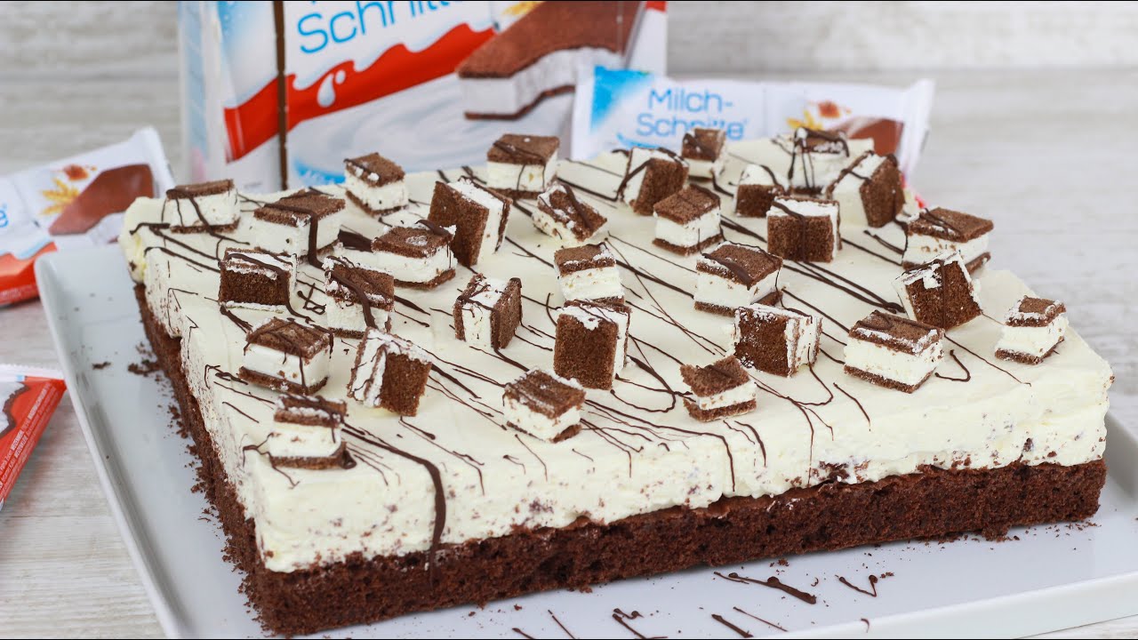 Cremige Milchschnitte Torte I Nur 30 Minuten Zubereitungszeit
