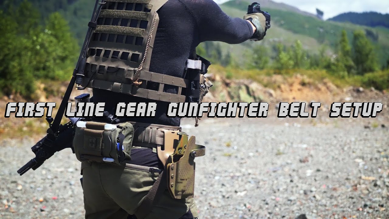First Line Gear Gunfighter Belt Setup