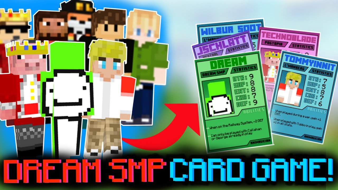 Итак, я превратил Dream SMP в карточную игру...