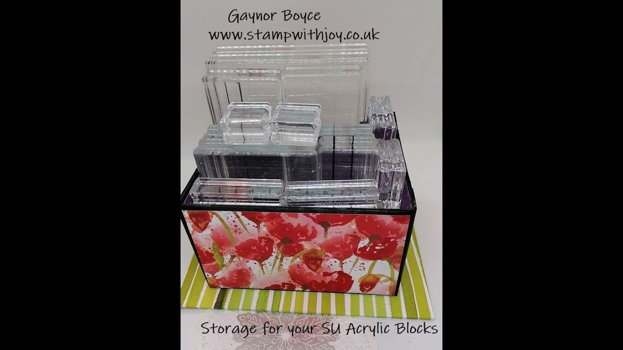 Storage Solution for SU Acrylic Blocks