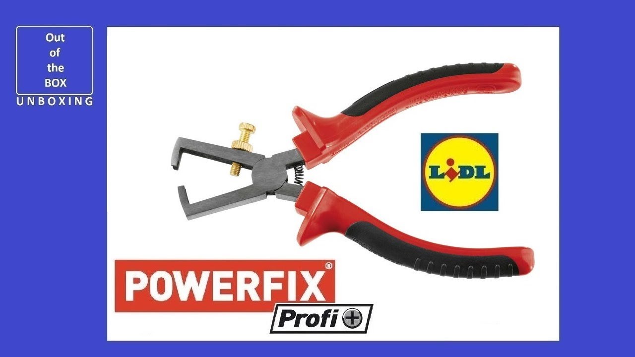Powerfix Profi + Wire stripper UNBOXING (Lidl 170 mm)