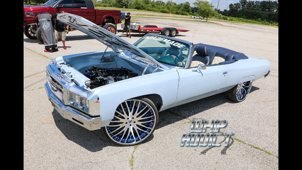 WhipAddict: Procharged 75' Caprice Convertible Donk on Forgiato 28s, Custom Dash & Interior Swap